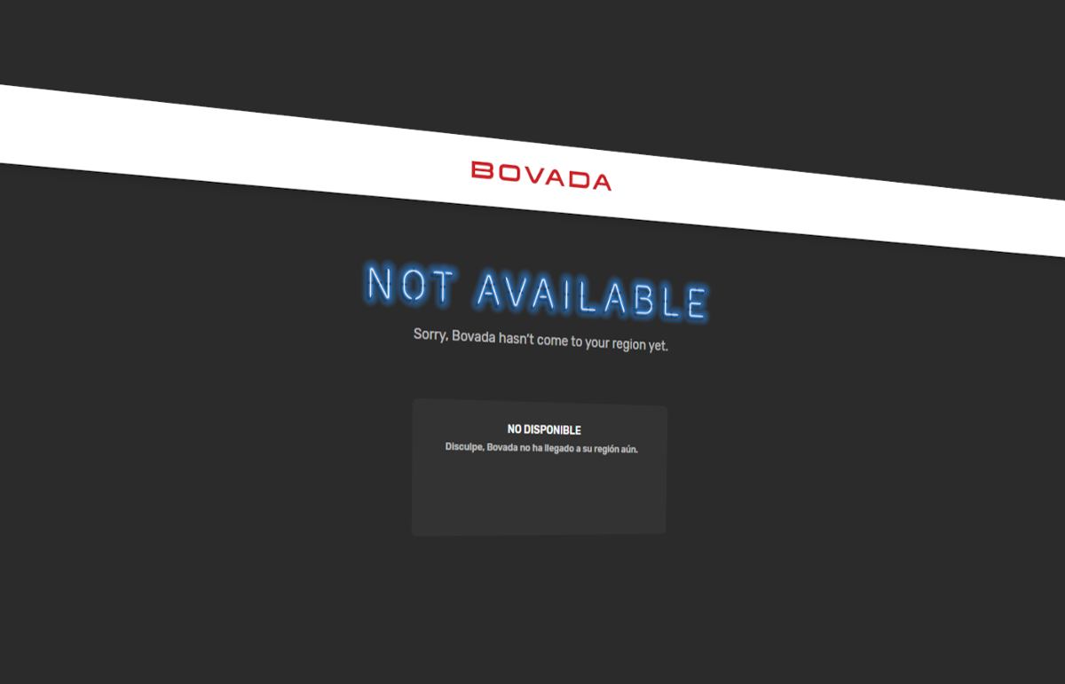 Bovada not available