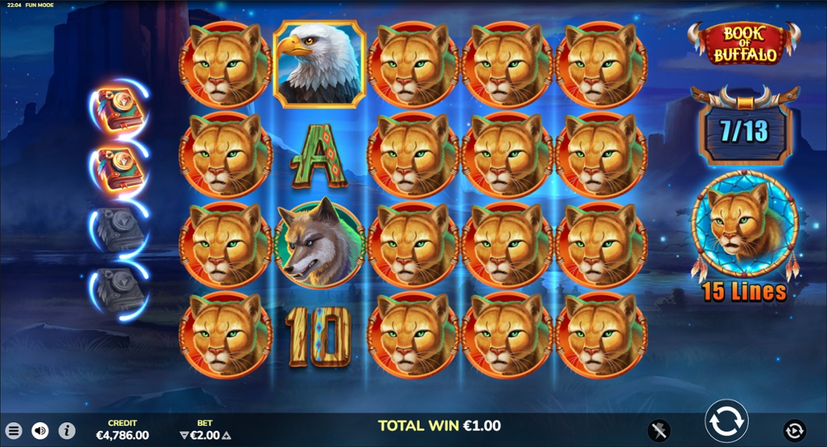 Book of Buffalo - Expanding Symbol Win