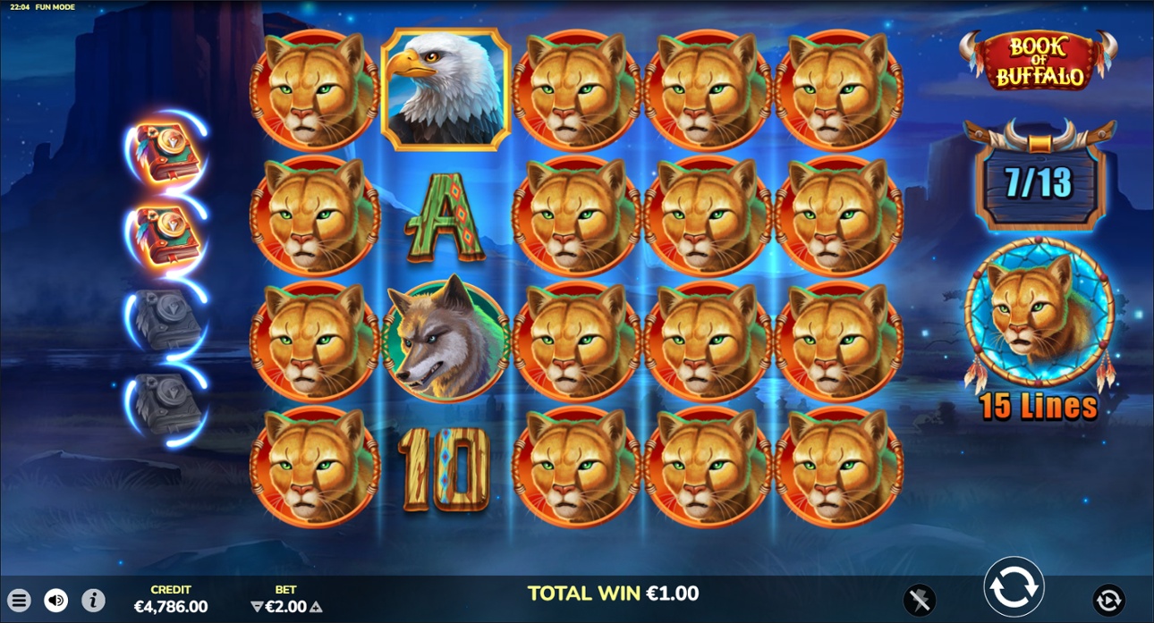 Book of Buffalo - Expanding Symbol Win