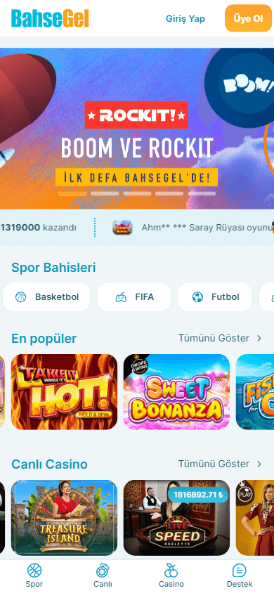 bahsegel_casino_homepage_mobile