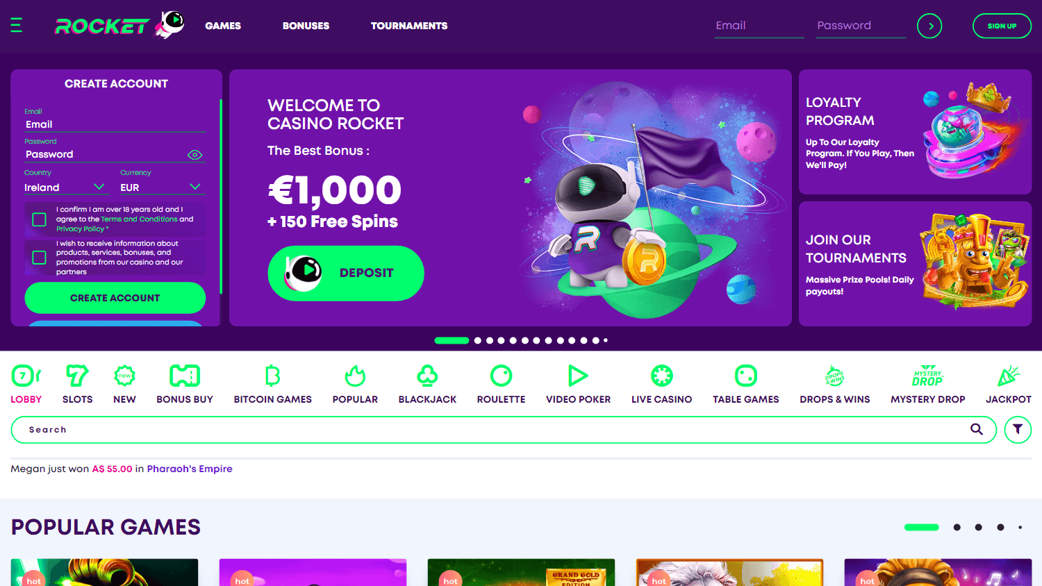 Casino Rocket Review 2025 | Expert and Player Reviews