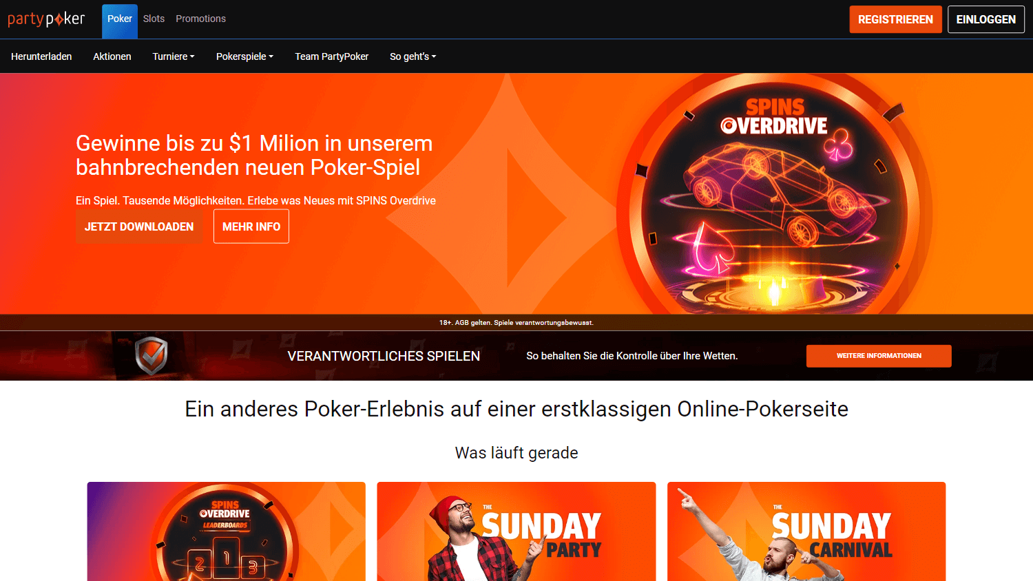 partypoker casino online