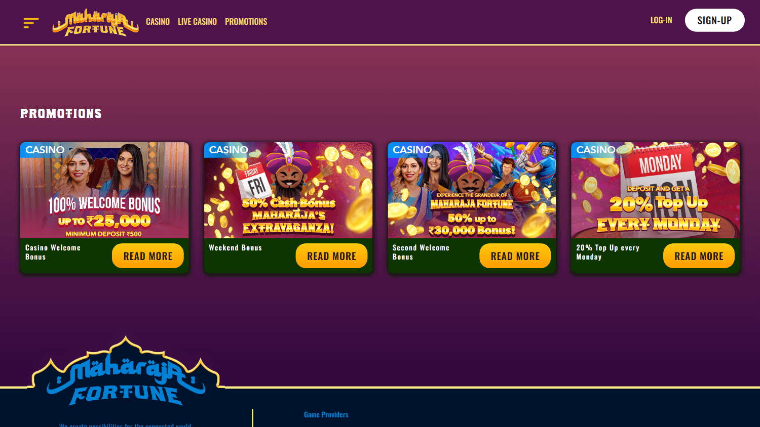 maharaja_fortune_casino_promotions_desktop