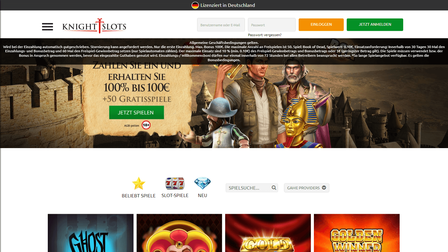 knightslots_casino_de_homepage_desktop