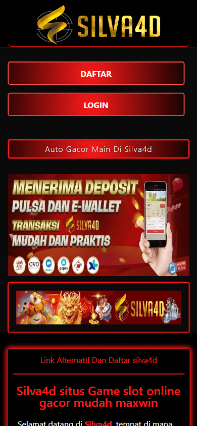 silva4d_casino_homepage_mobile
