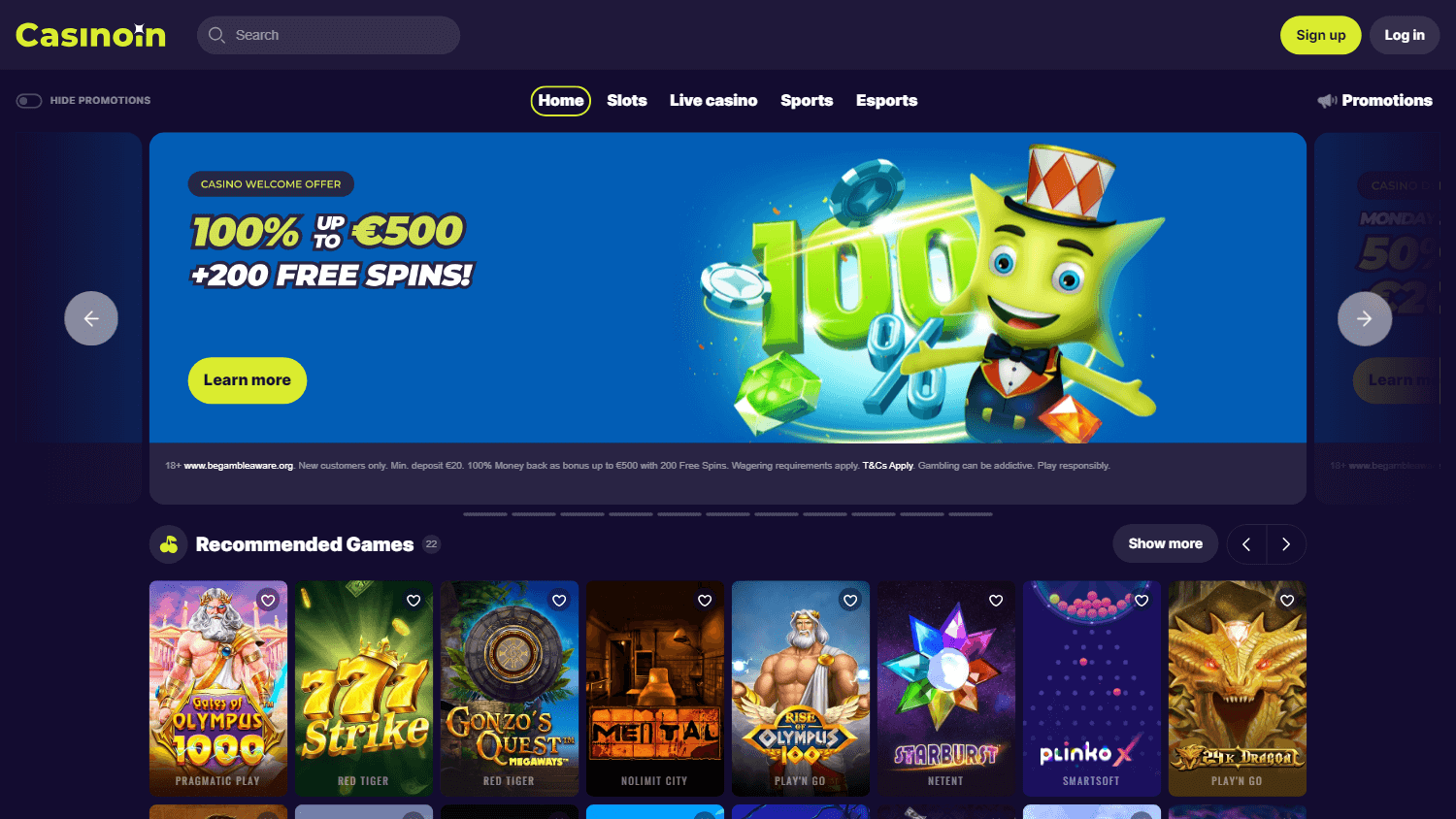 Casinoin Review 2025 | Expert and Player Reviews
