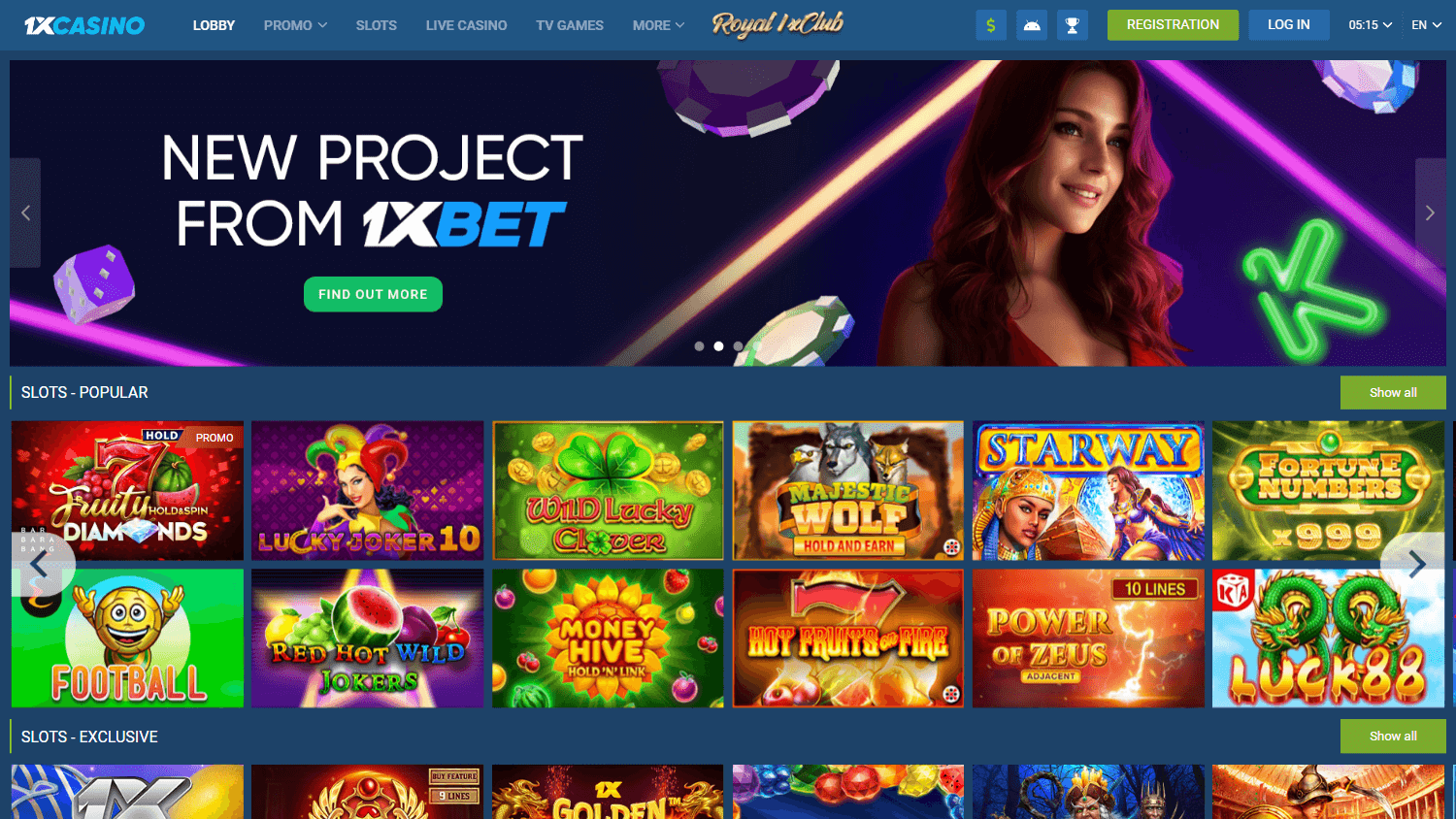 1xcasino_homepage_desktop