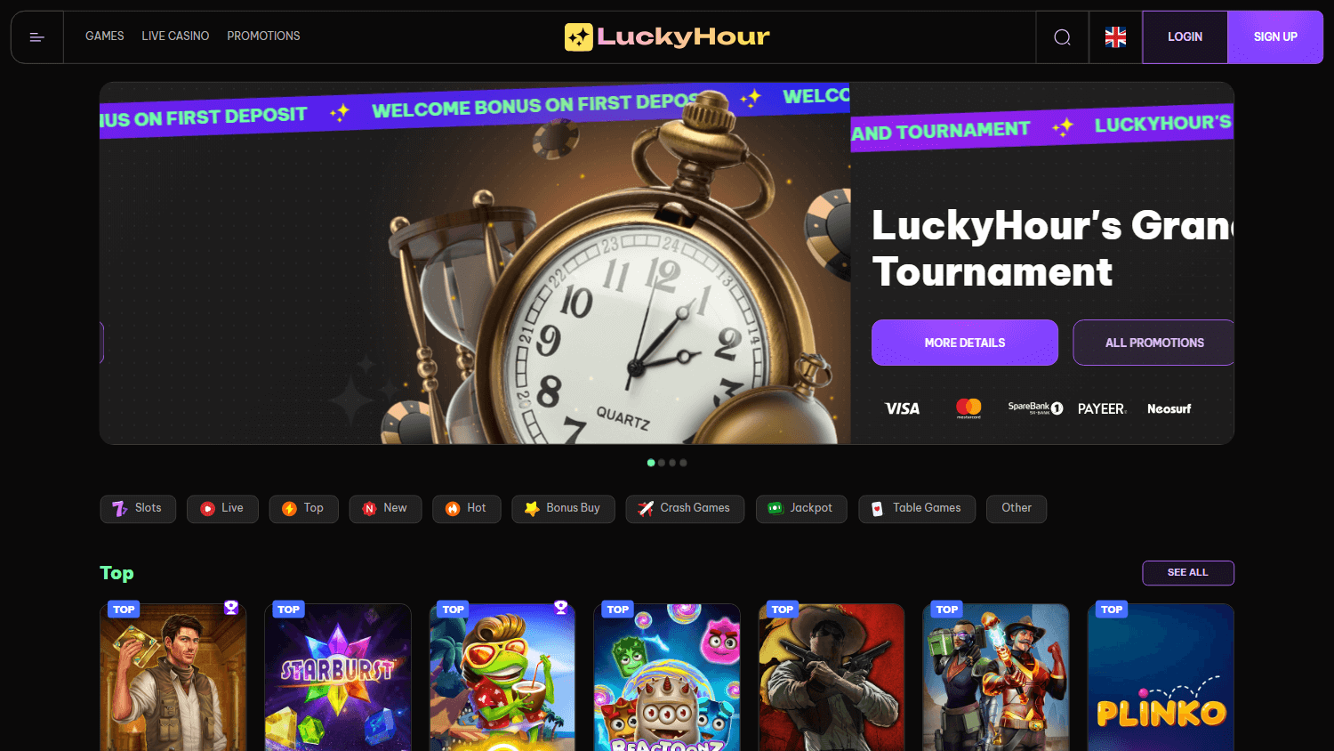 luckyhour_casino_homepage_desktop