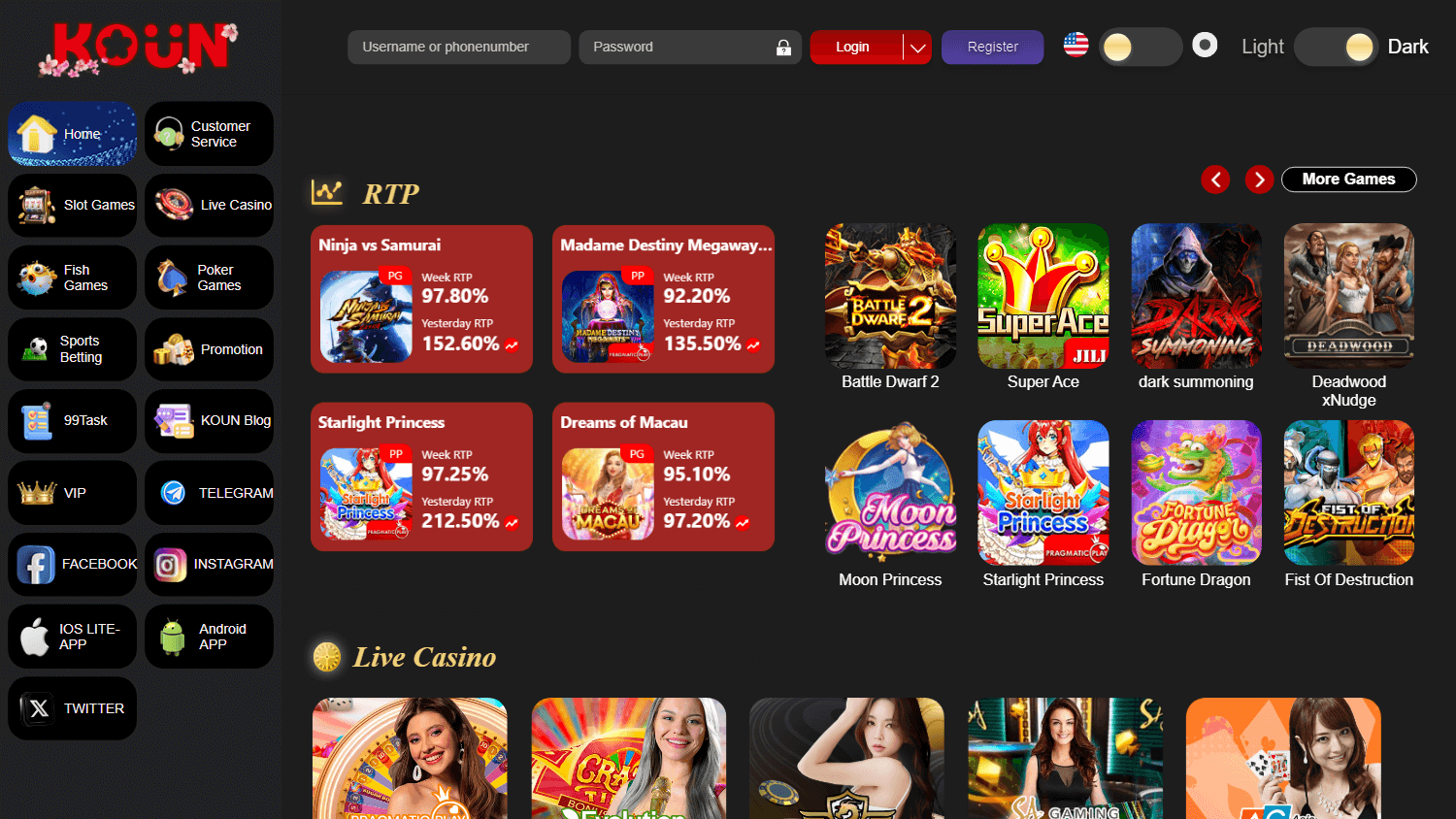koun_casino_homepage_desktop