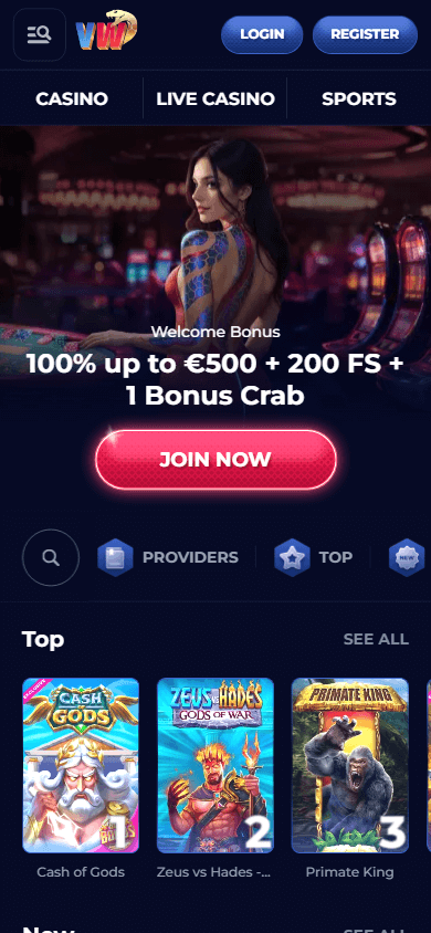 viperwin_casino_homepage_mobile