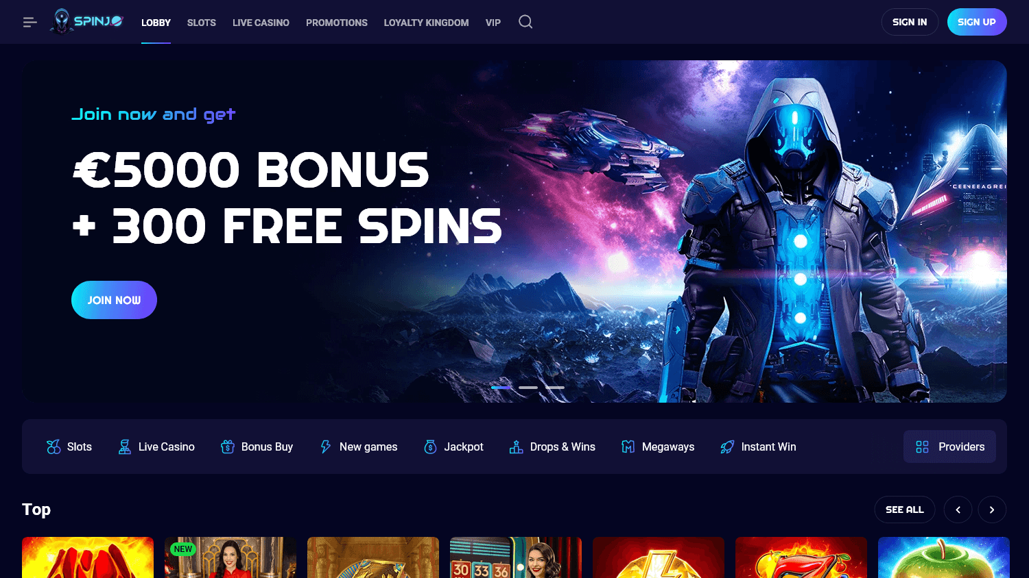 spinjo_casino_homepage_desktop