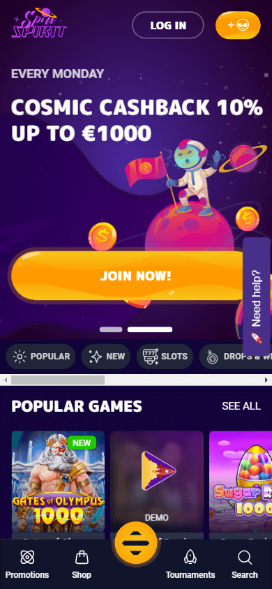 spinspirit_casino_homepage_mobile