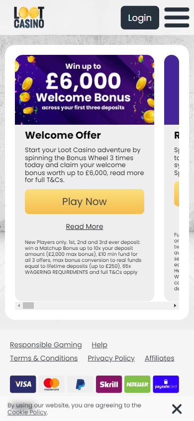 Loot Casino Promotions