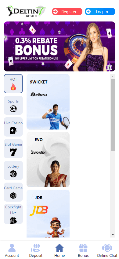 Deltin7_Sport_Casino_homepage_mobile