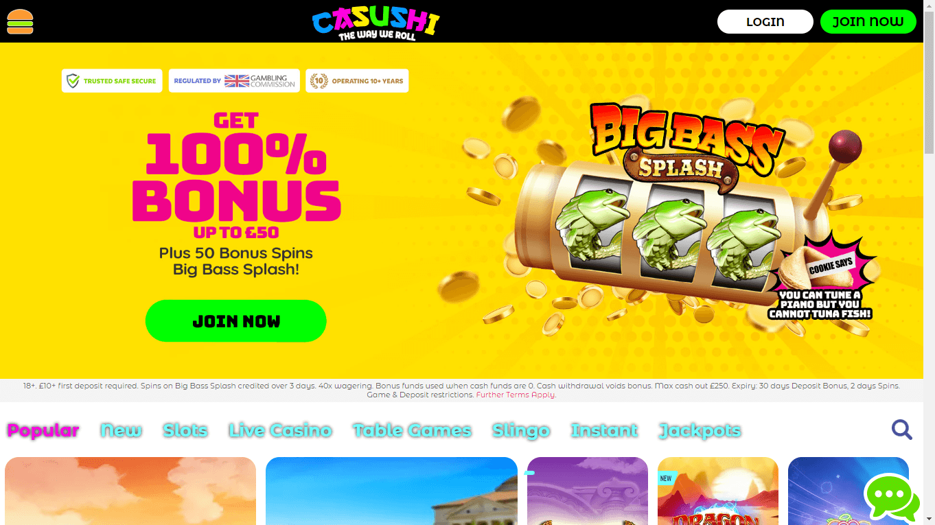 casushi_casino_homepage_desktop