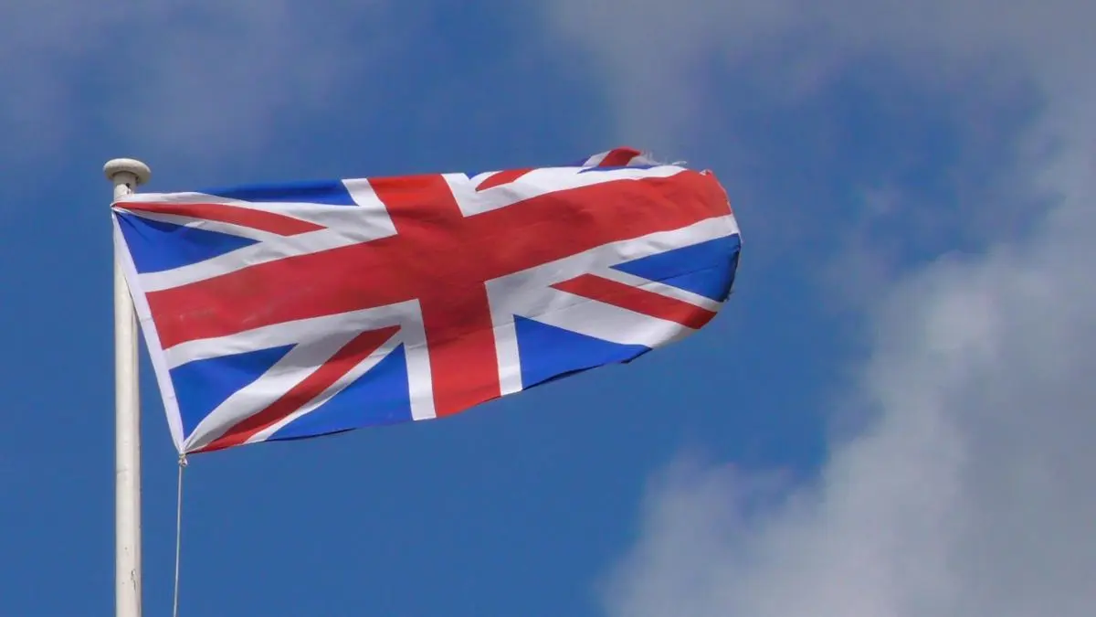 The UK national flag.