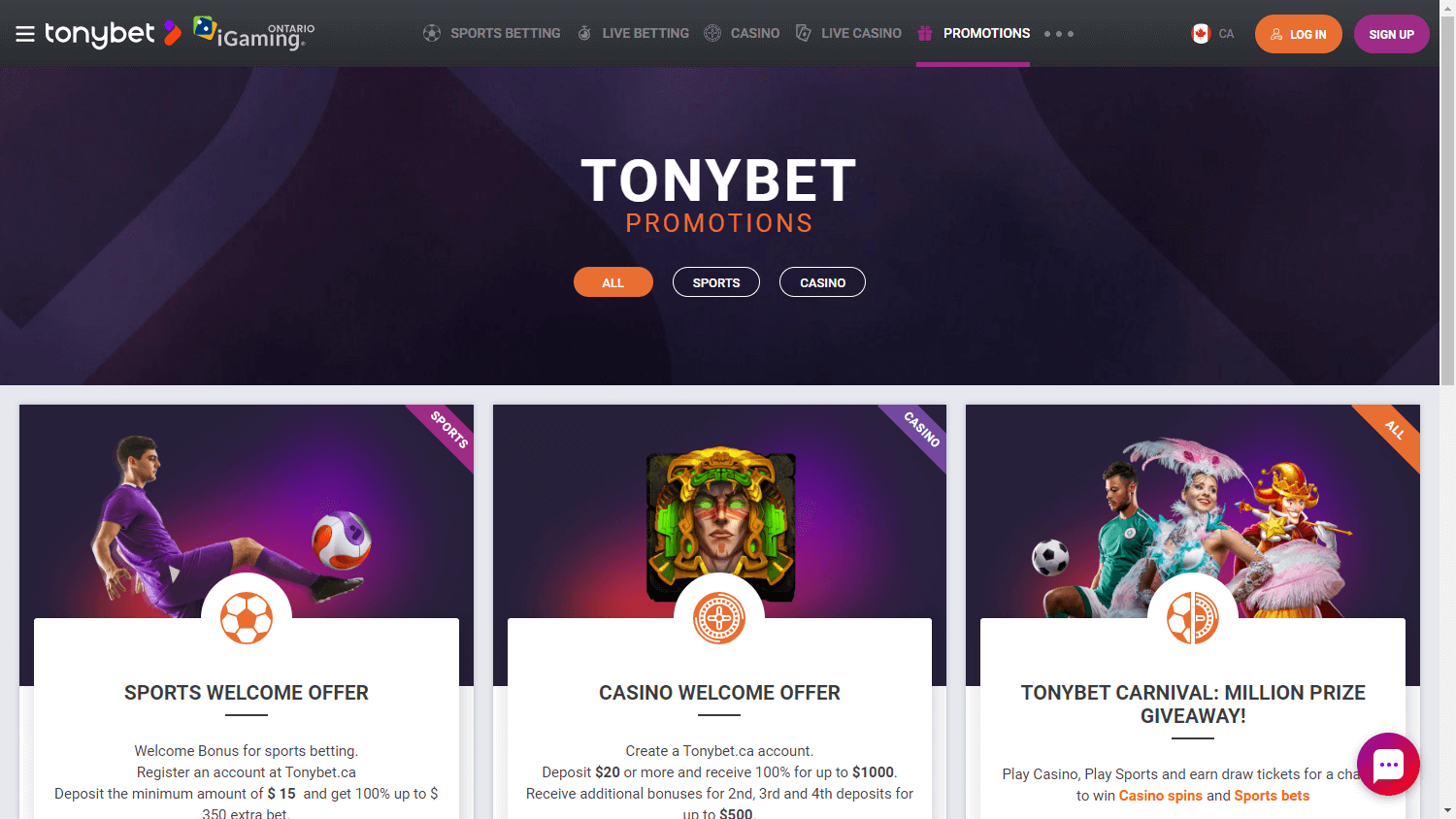 tonybet_casino_on_promotions_desktop