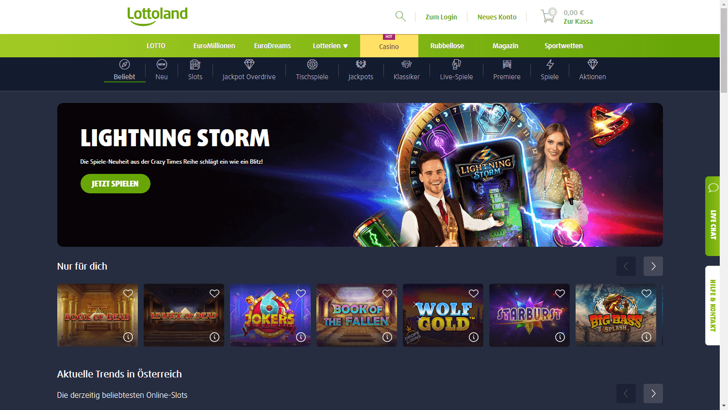 bedste Lotto Casino sikkert spil tilbud