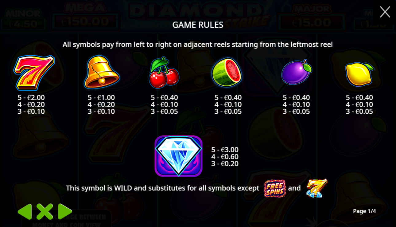Diamond Strike Demo Play Free Slot Game