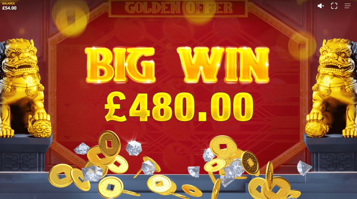 Golden Offer big win