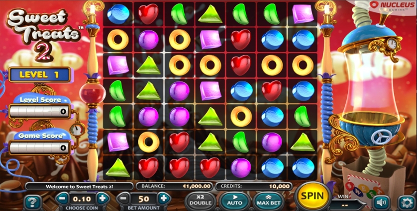 Spielen Sie Sweet Treats 2 kostenlos im Demo Mode von Nucleus Gaming