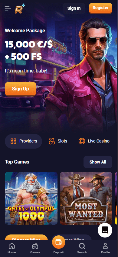 retro_bet_casino_homepage_mobile