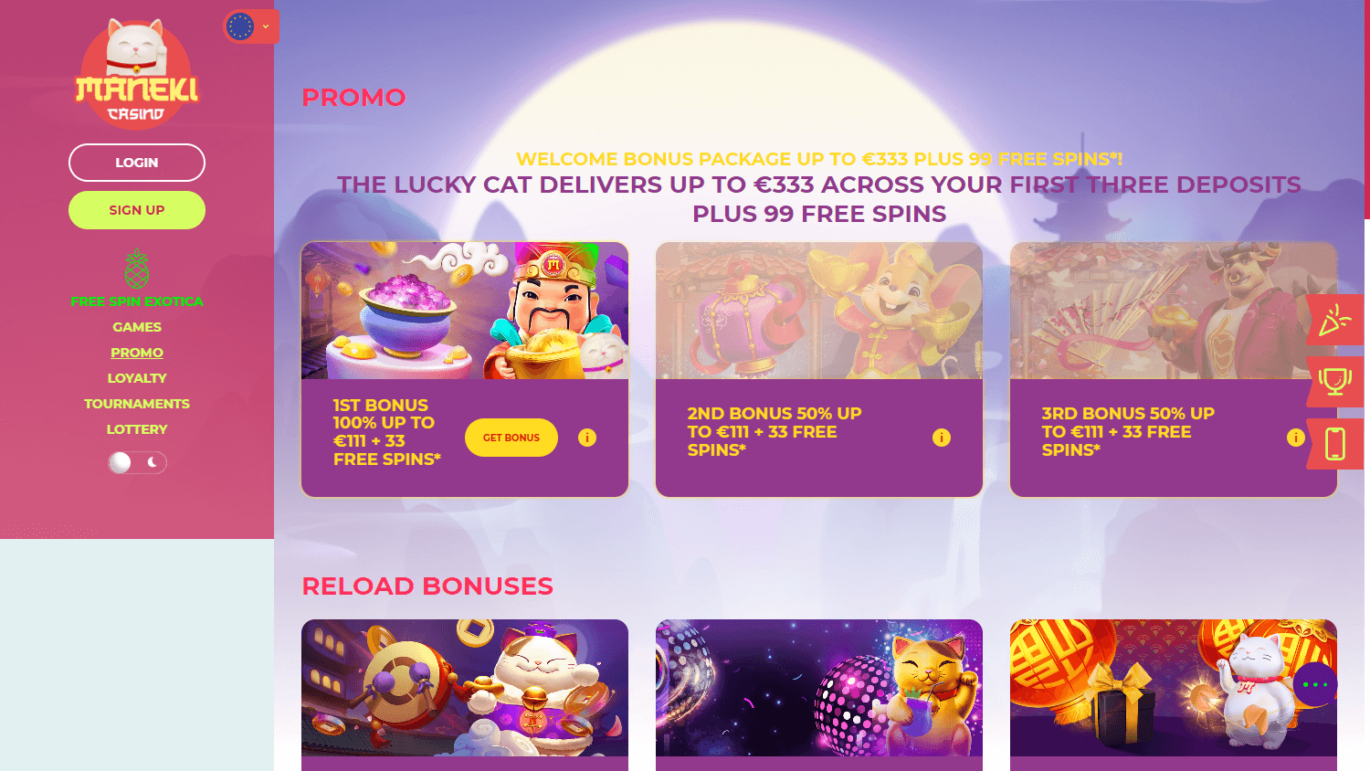 maneki_casino_promotions_desktop