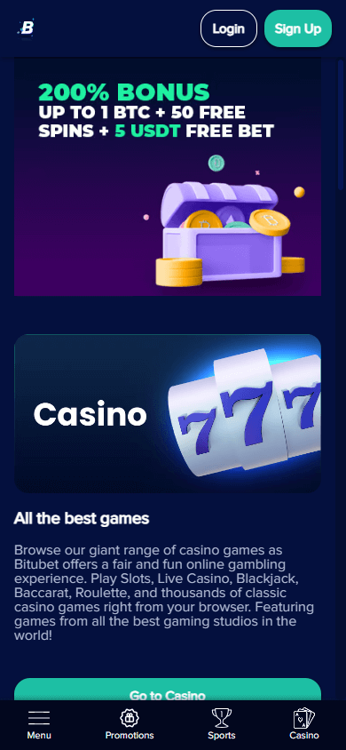 bitubet_casino_homepage_mobile