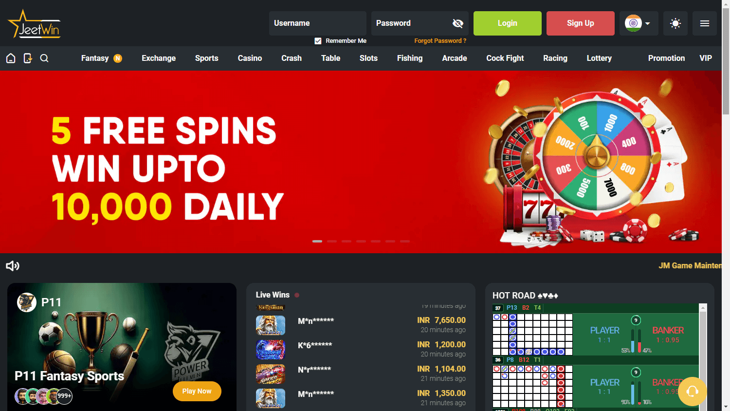 jeetwin_casino_homepage_desktop