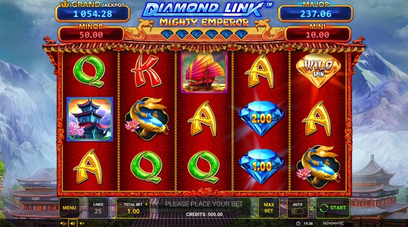 Diamond Link Mighty Emperor slot