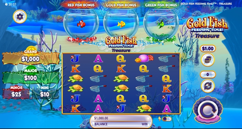 Gold Fish Feeding Time Treasure Demo Play Free Slot Game