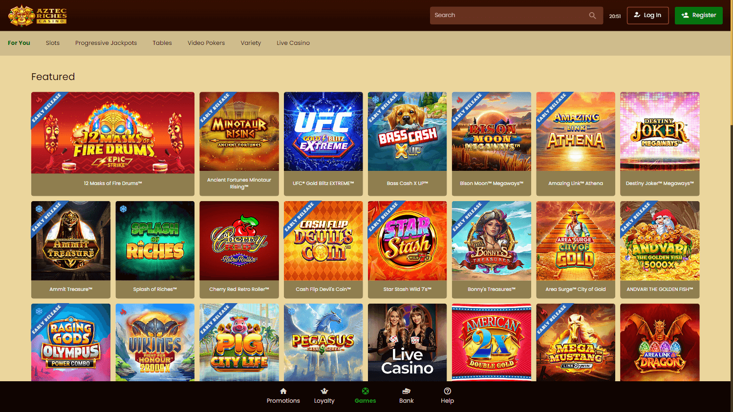 Opiniones de los usuarios y reseñas evaluadas de Aztec Riches Casino