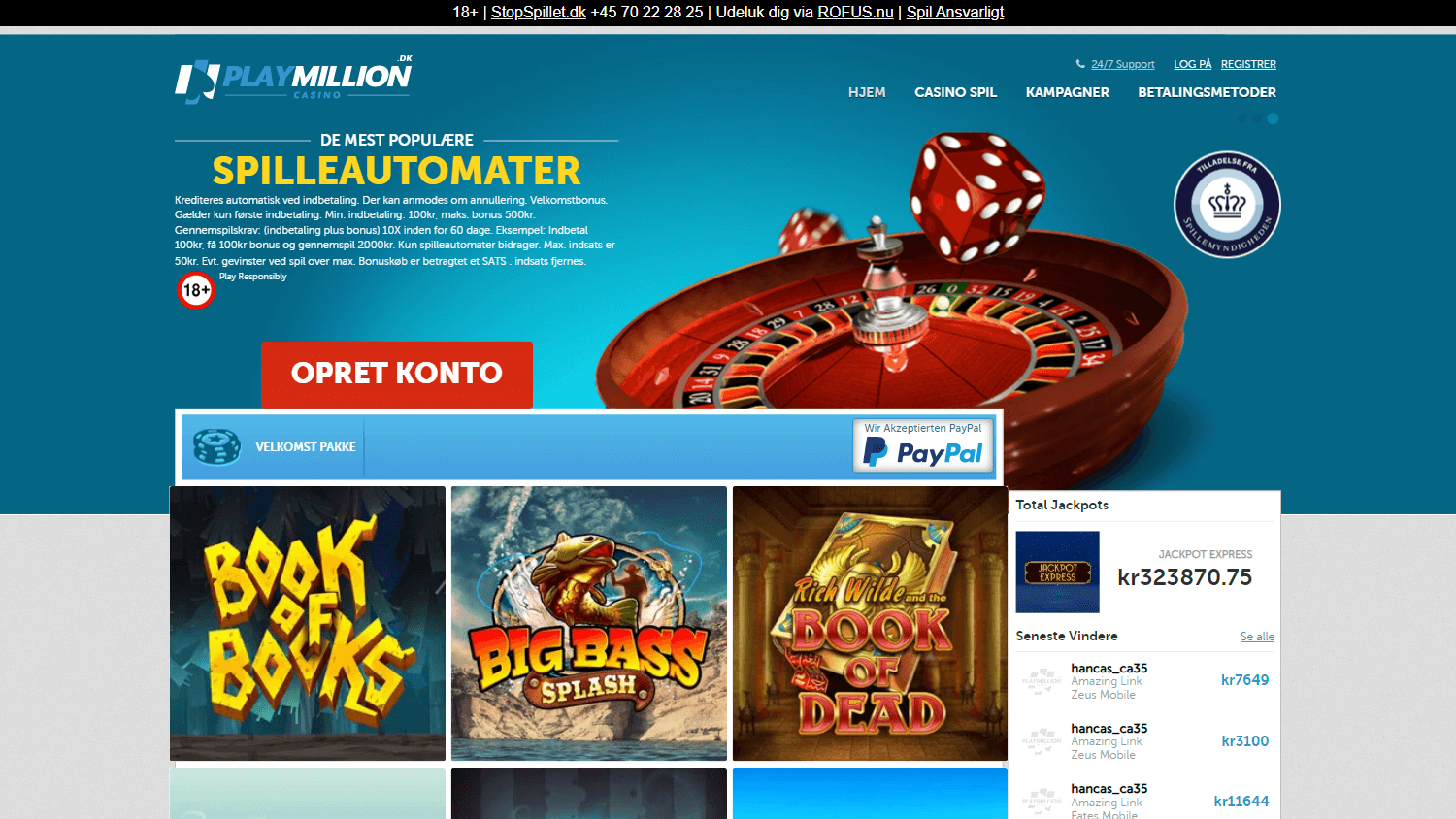 playmillion_casino_dk_homepage_desktop