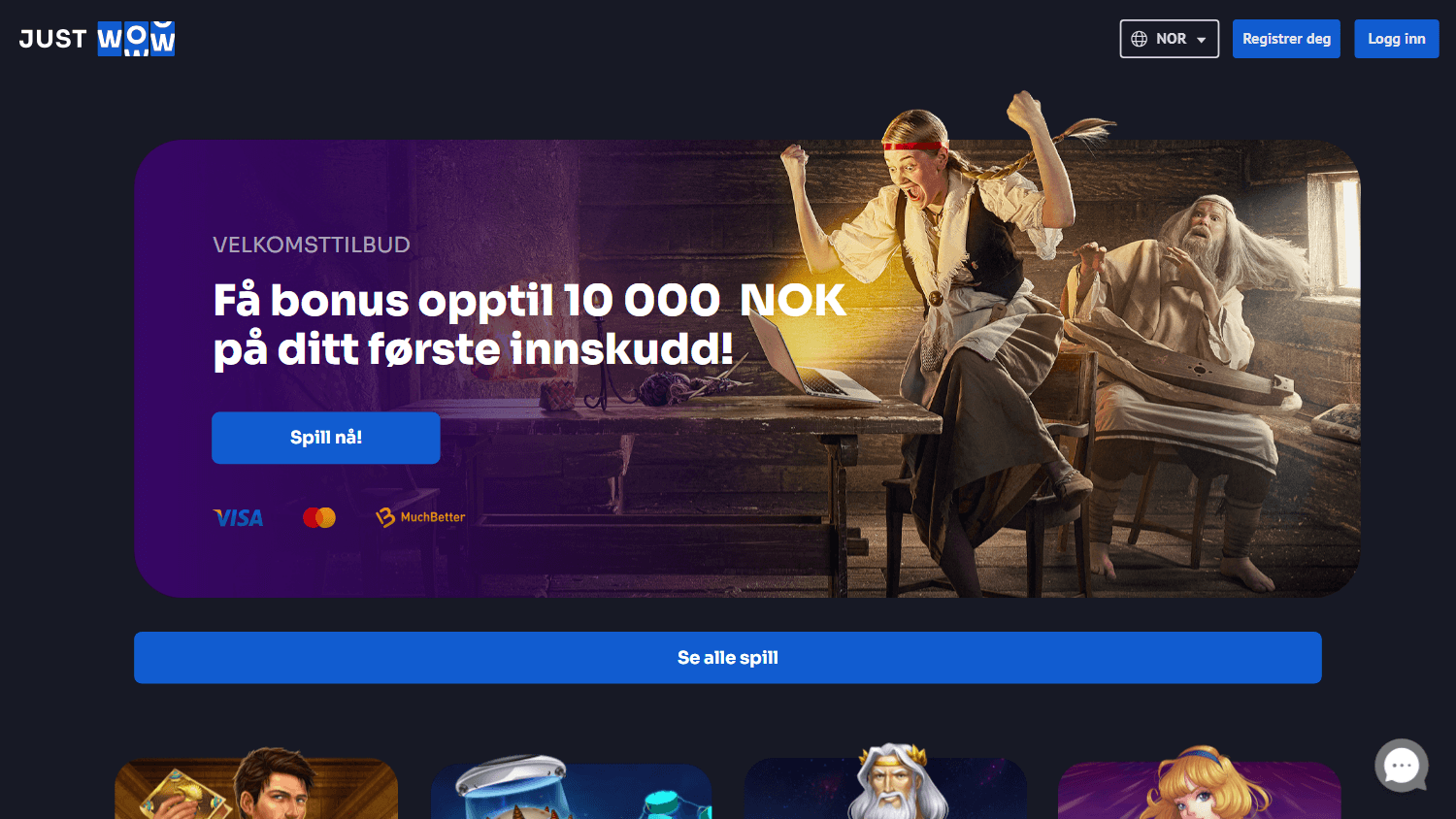 justwow_casino_homepage_desktop