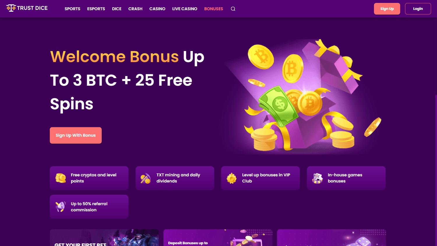 trustdice_casino_promotions_desktop