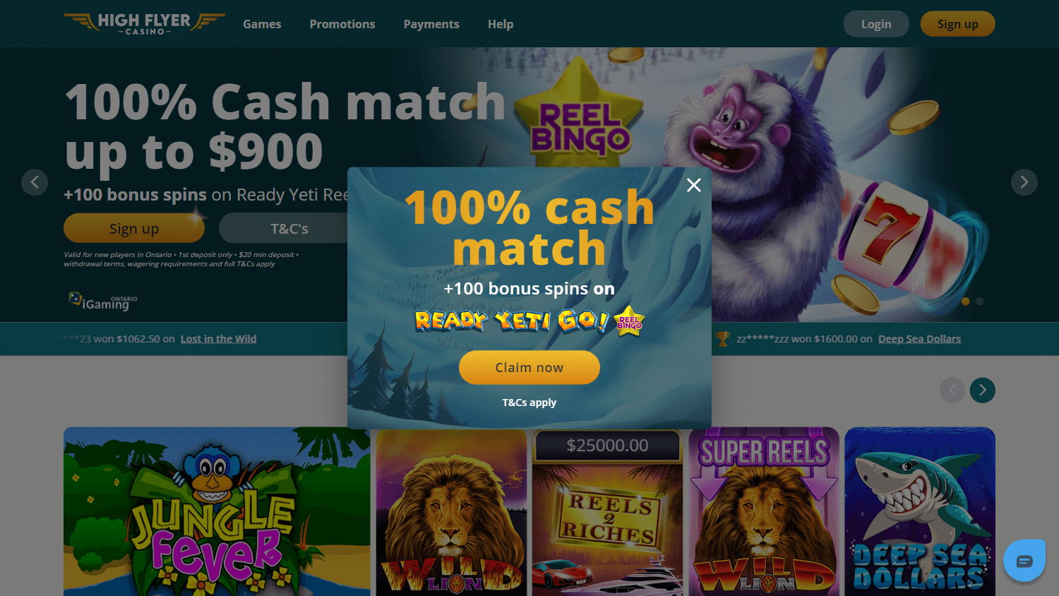 high_flyer_casino_homepage_desktop