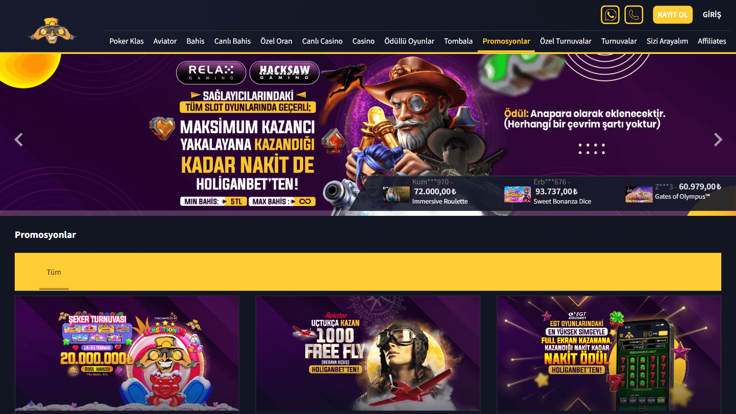 holiganbet_casino_promotions_desktop