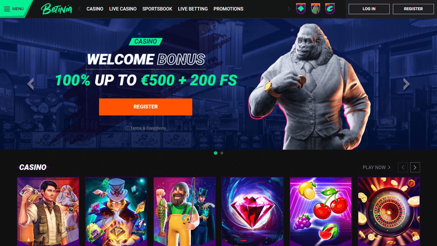 betinia_casino_homepage_desktop