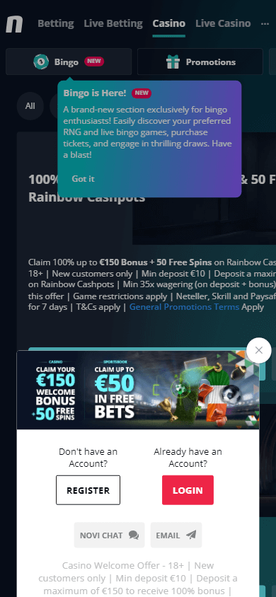 novibet_casino_ie_promotions_mobile