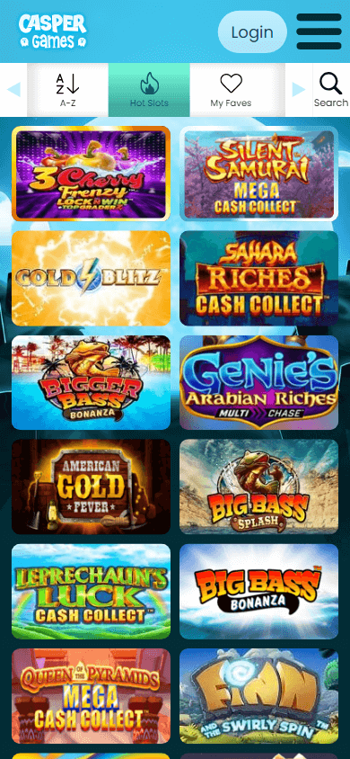 regulado Caspero Casino bono cashback banner promocional