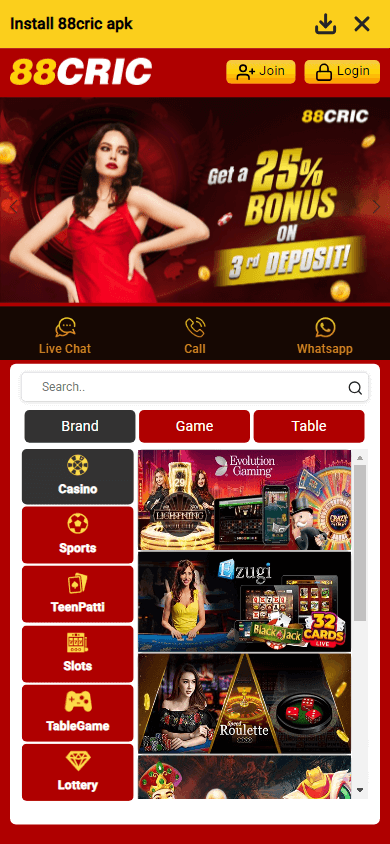 88cric_casino_homepage_mobile