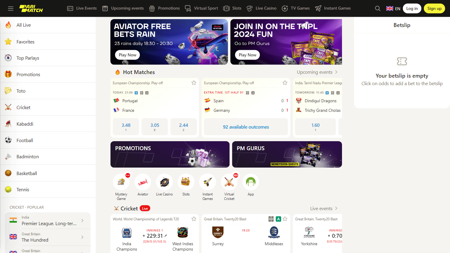 parimatch_casino_in_homepage_desktop