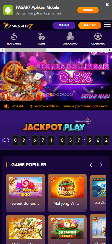 pasar7_casino_homepage_mobile