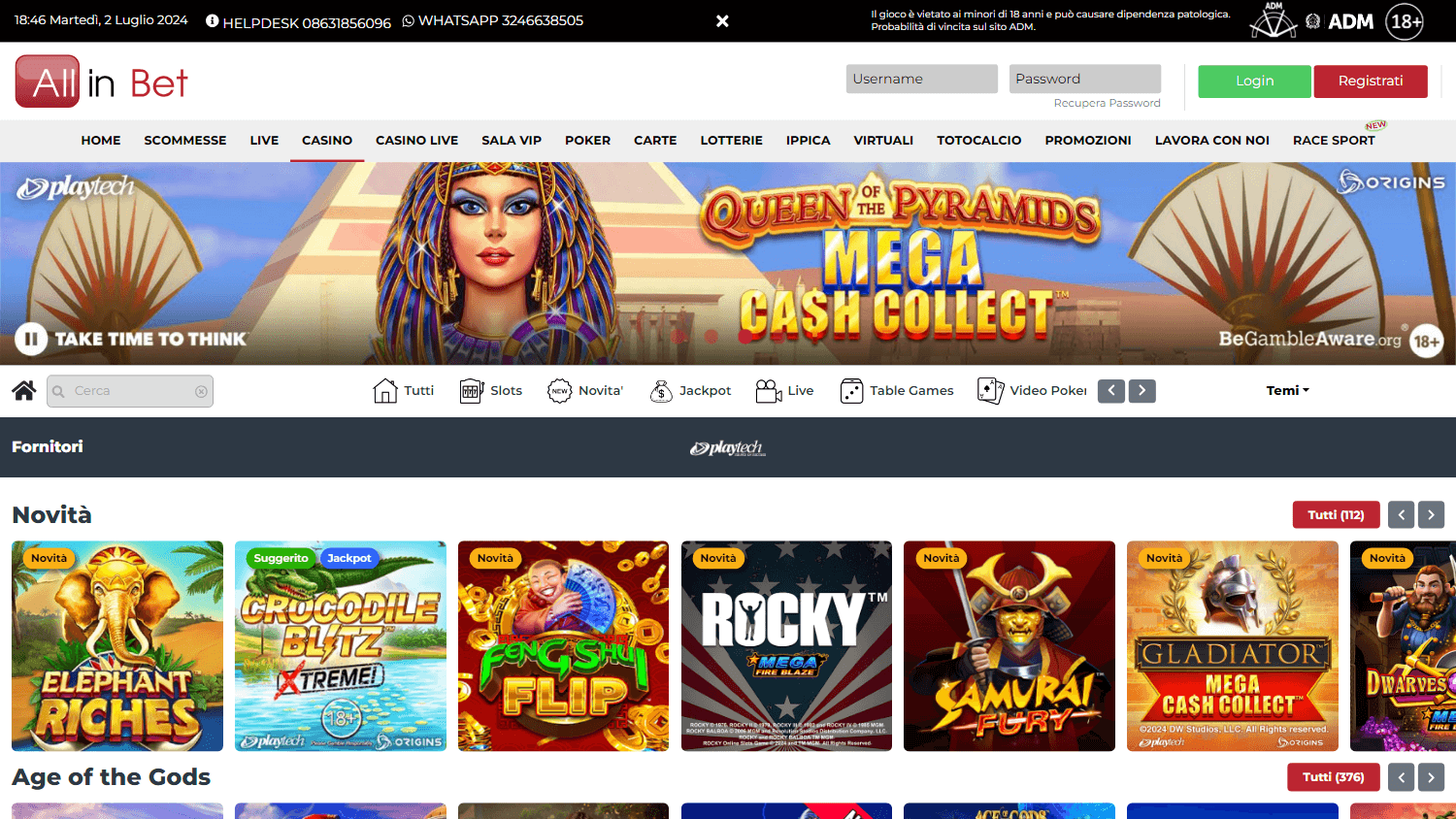 Giochi AllinBet Casino
