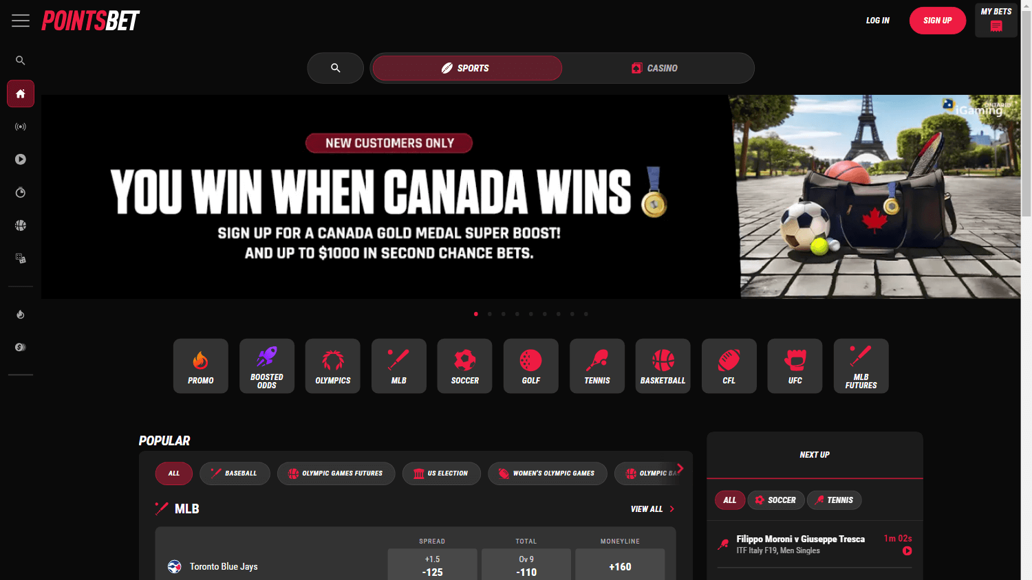 pointsbet_casino_ontario_homepage_desktop