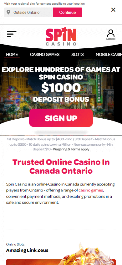 spin_casino_ontario_homepage_mobile