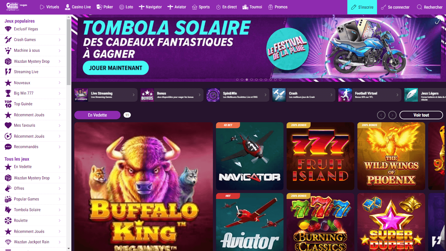 guinee_games_casino_homepage_desktop