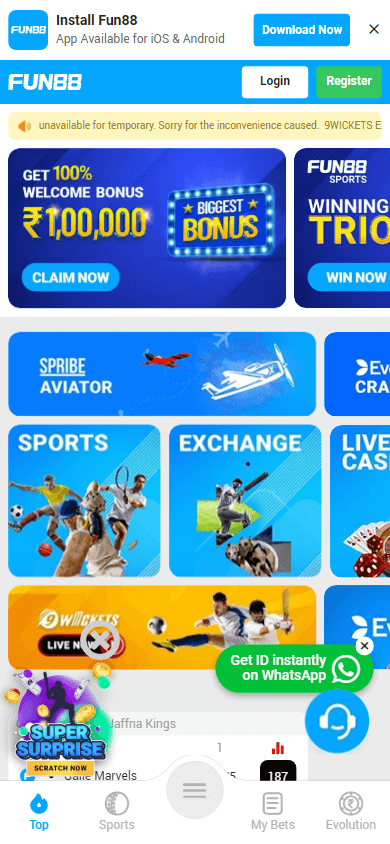 fun88_casino_in_homepage_mobile