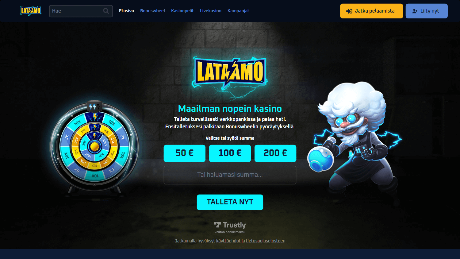 lataamo_casino_homepage_desktop