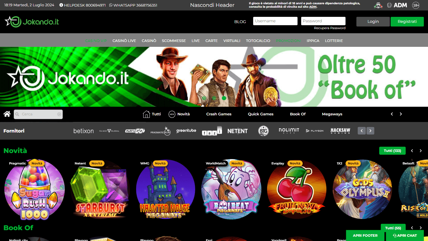 jokando_casino_homepage_desktop